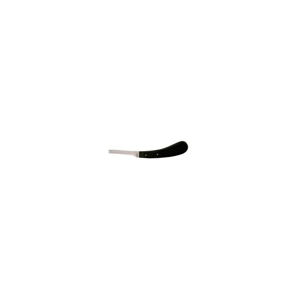 HOOF KNIFE RIGHT HAND EBONY HANDLE
