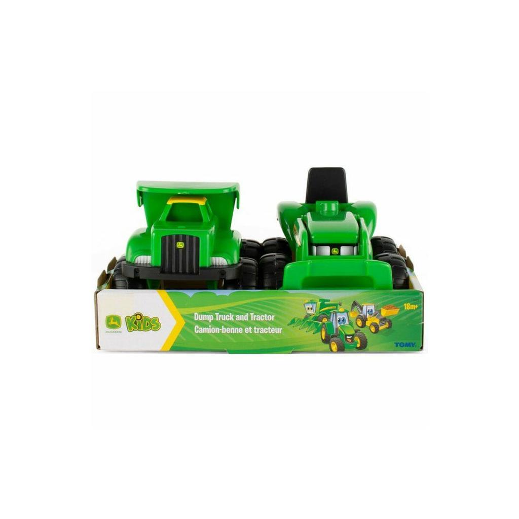 JOHNNY DUMP TRUCK AND TRACTOR 2 SET