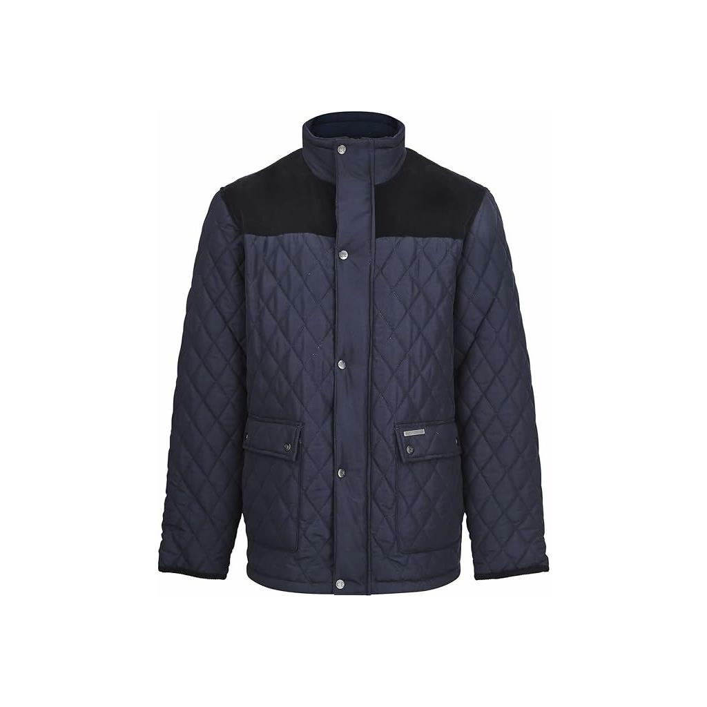LEWIS NAVY QUILTED JACKET CHAMPION