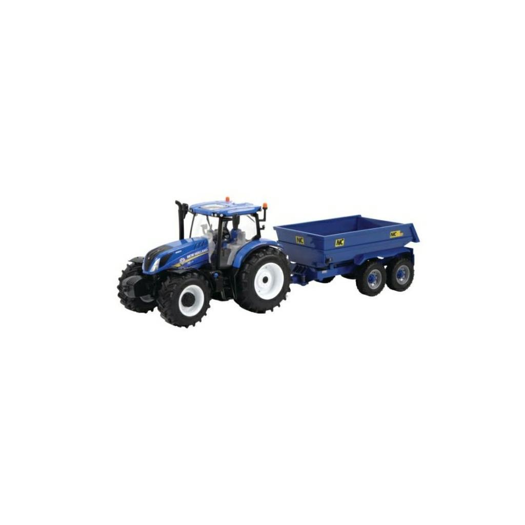 BRITAINS NEW HOLLAND T6 TRACTOR AND TRAILER SET