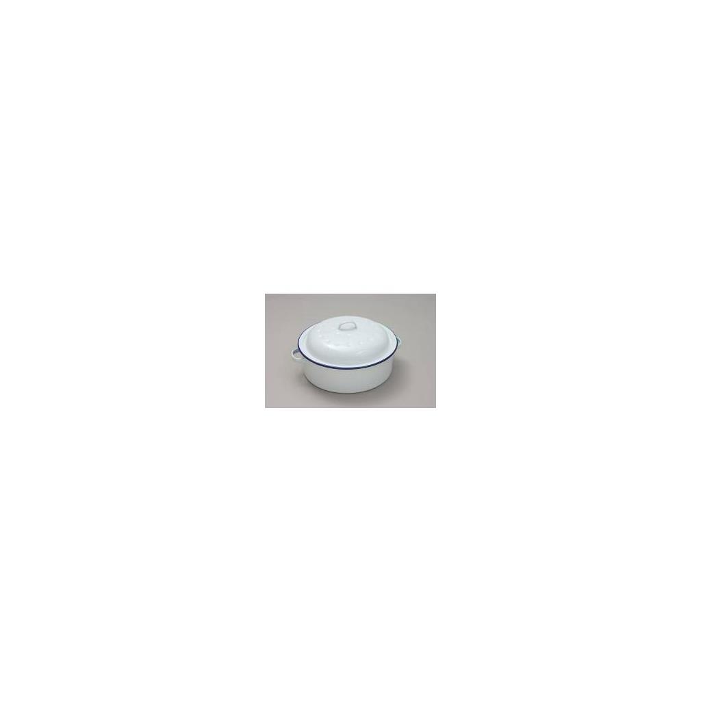 20cm x 8.5D Falcon Roaster Round - Traditional White
