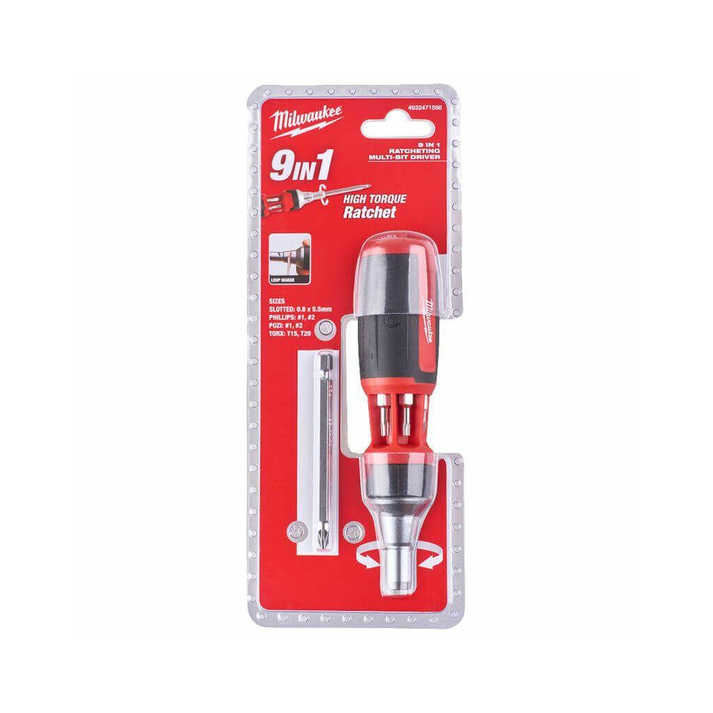 9 in 1 Ratcheting Multibit Screwdriver (Universal)