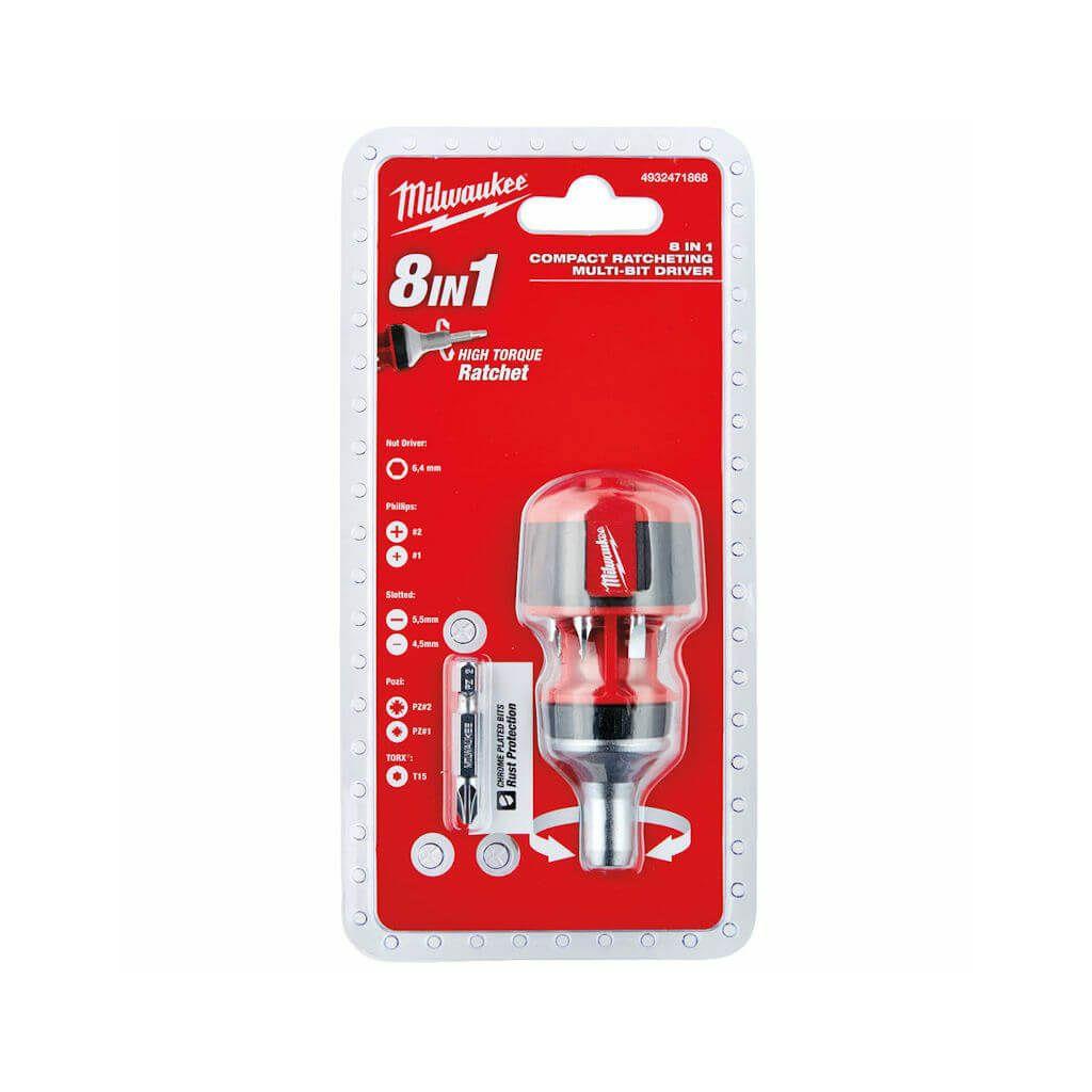 8 in 1 Compact Multibit Screwdriver