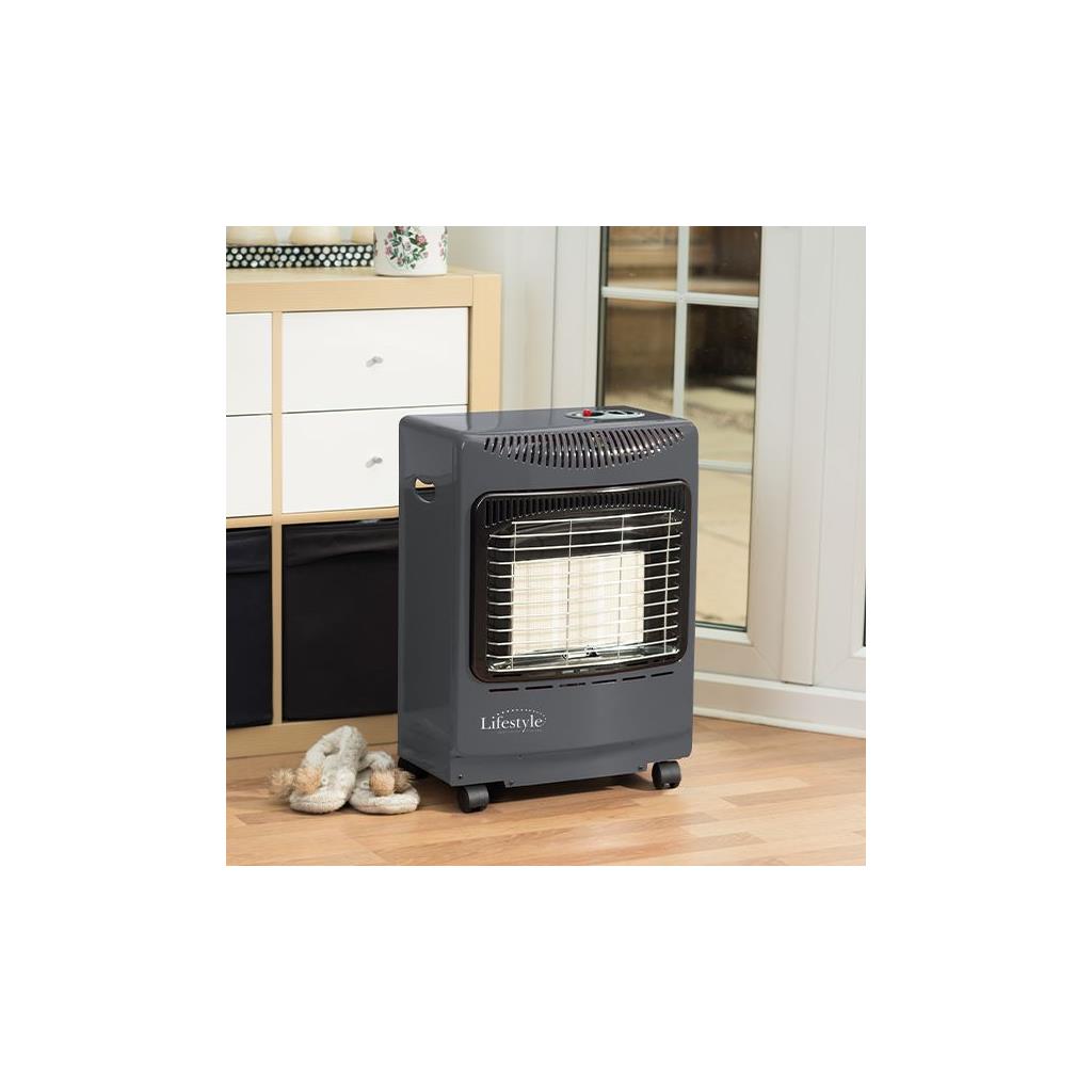 MINI HEATFORCE GREY CABINET GAS HEATER