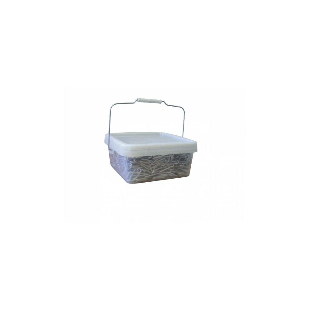 40 X 4MM BARBED STAPLES 10KG TUB