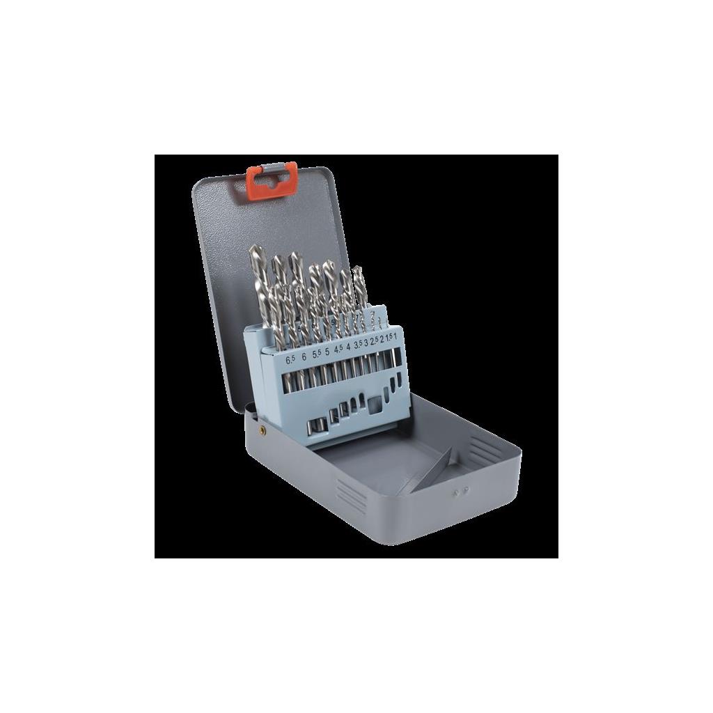 LEFT HAND SPIRAL DRILL BIT SET 19PC