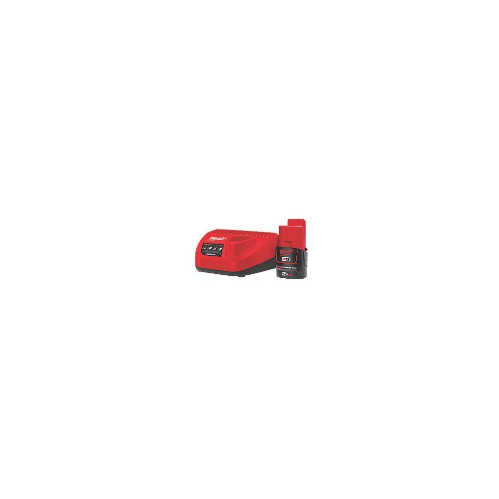 MILWAUKEE M12NRG-201 RAPID FAST CHARGER &amp; 12V 2.0AH B