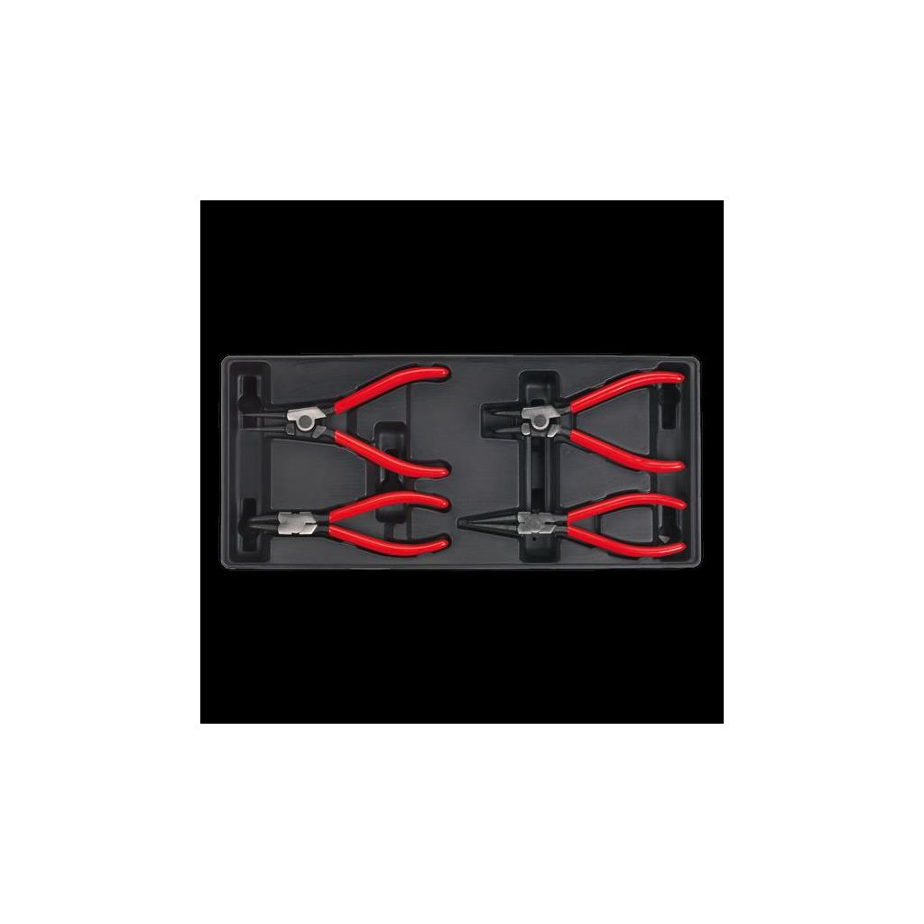 TOOL TRAY WITHcirclip pliers set 4pc