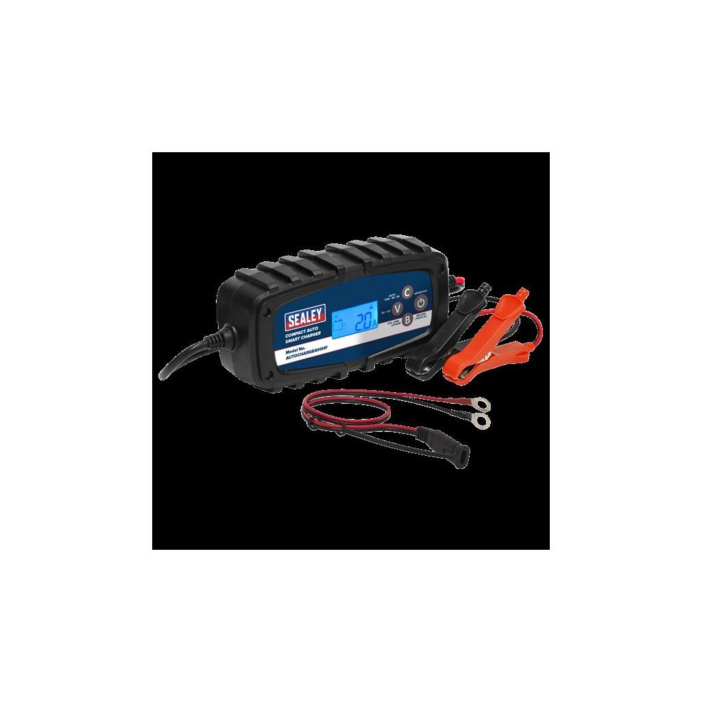 COMPACT AUTO SMART CHARGER 4A 6/12V