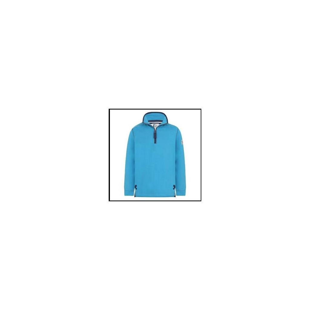 LAZY JACKS PEACOCK SUPER SOFT PLAIN SWEATSHIRT HALF ZIP