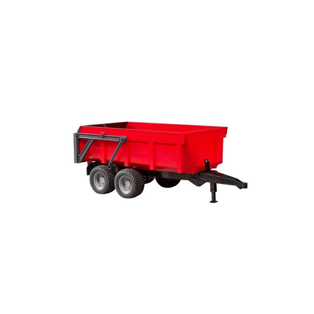 BRUDER RED TIPPING TRAILER 1:16