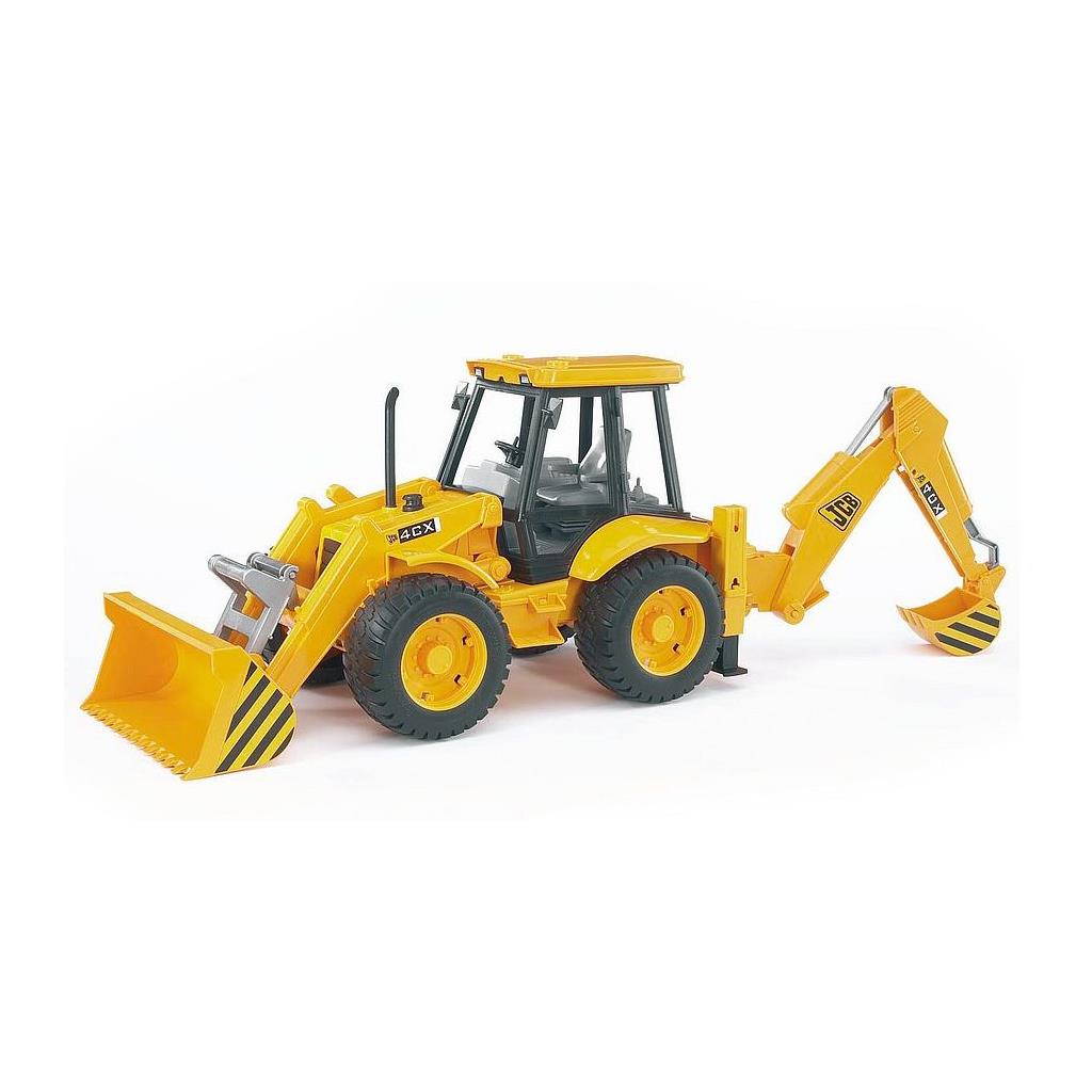 BRUDER JCB 4CX TRACTOR W/FRONTLOADER &amp; DIGGER