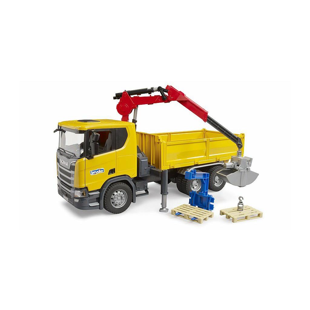 SCANIA SUPER 560R CONSTRUCTION TRUCK W/CRANE 2 PALLETS