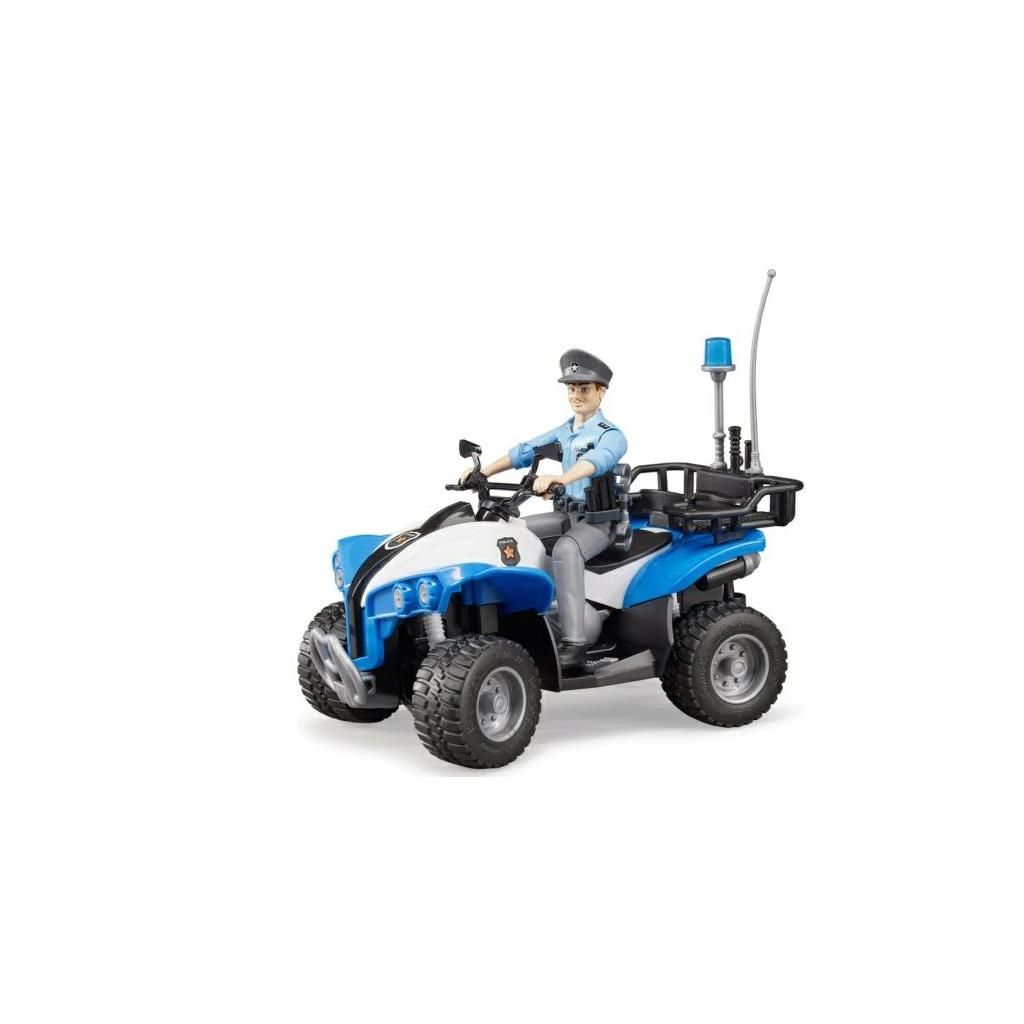 POLICE QUAD WITH OFFICER AND ACCESSORIES