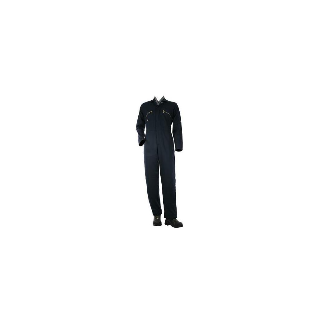 Perf Cleveland Zip Coverall-Navy-Tall