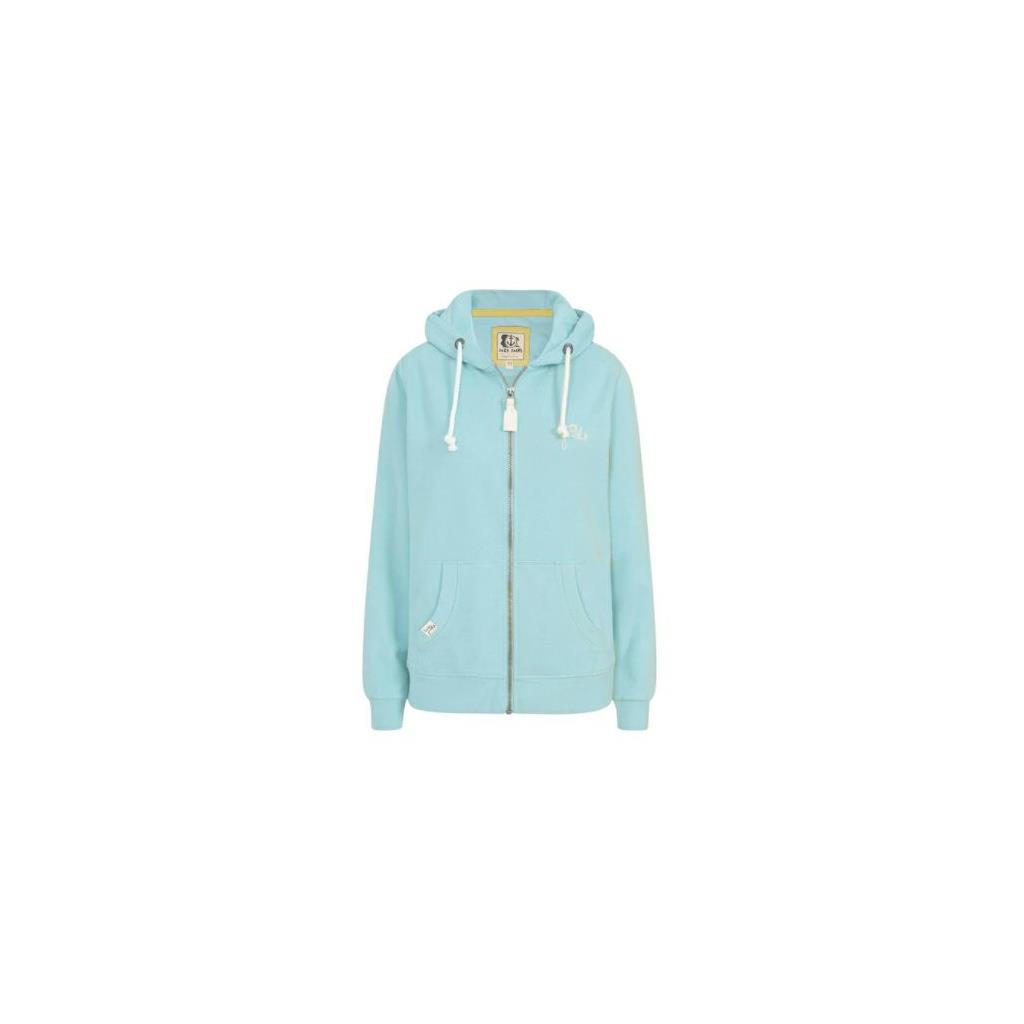 LAZY JACKS PLAIN ZIP THRU HOODY SWEATSHIRT OCEAN