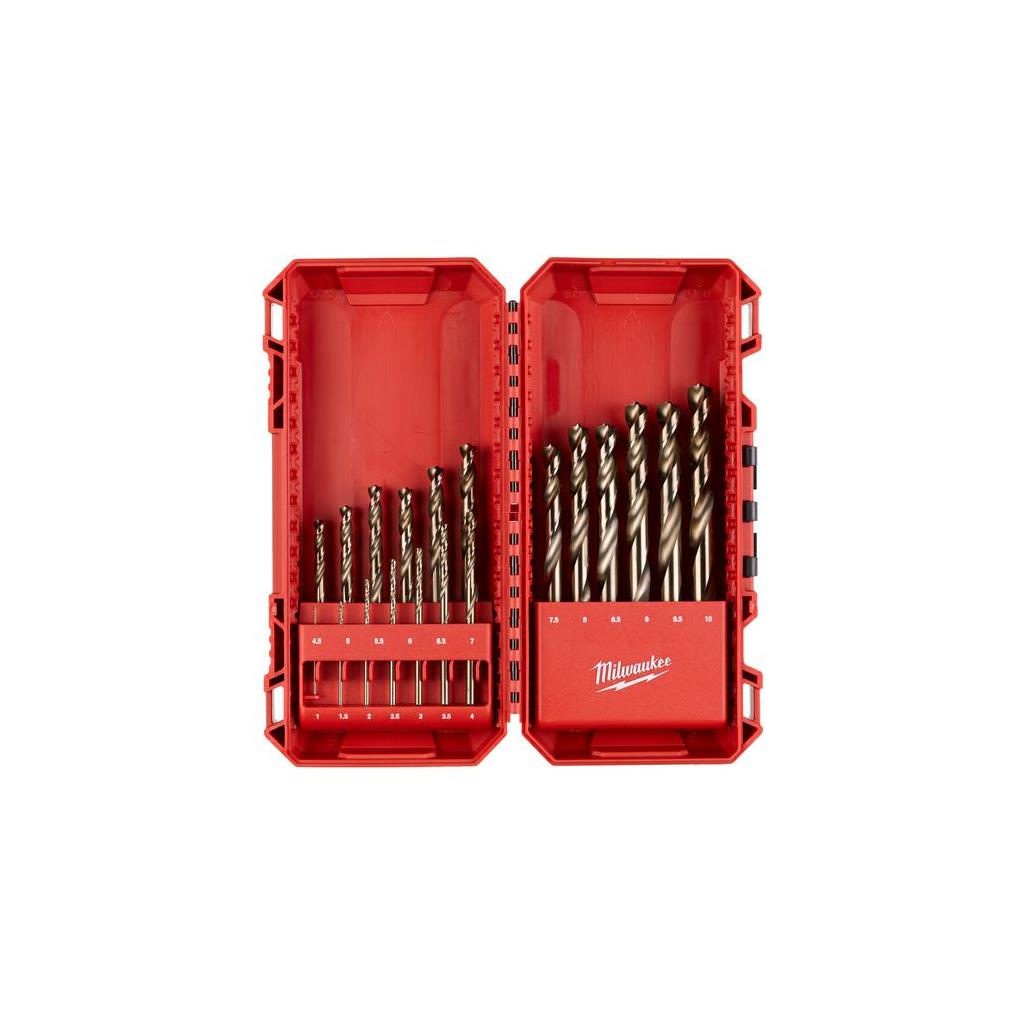 MILWAUKEE 19 PIECE SHOCKWAVE RED COBALT METAL