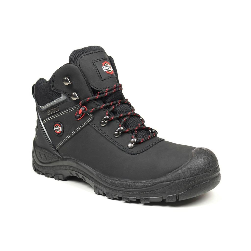 performance brands Carson Waterproof Safety Hiker-Black-