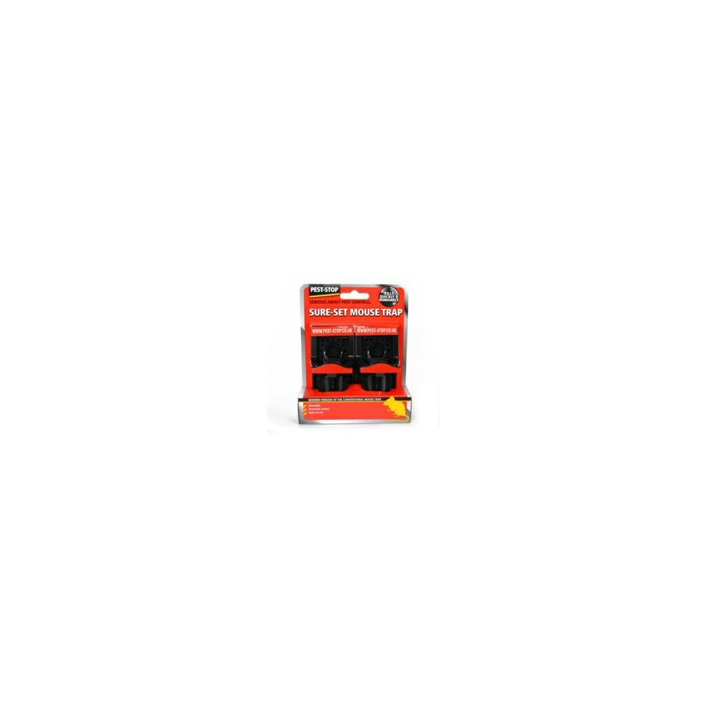 PELSIS SURE SET PLASTIC MOUSE TRAP TWIN PACK