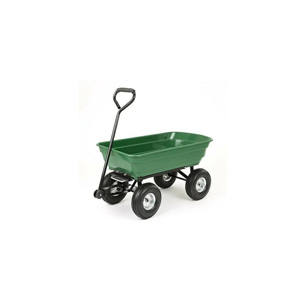 Plastic Green Garden Tipping Cart