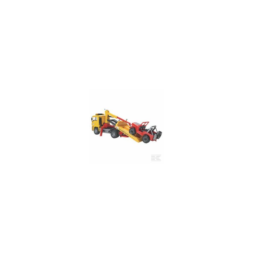 BRUDER MAN BREAKDOWN TRUCK AND CROSS COUNTRY VEHICLE