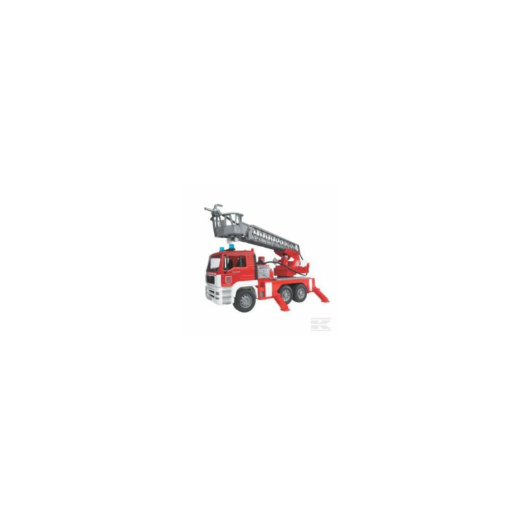 BRUDER FIRE ENGINE WITH LADDER AND SOUND MODULE