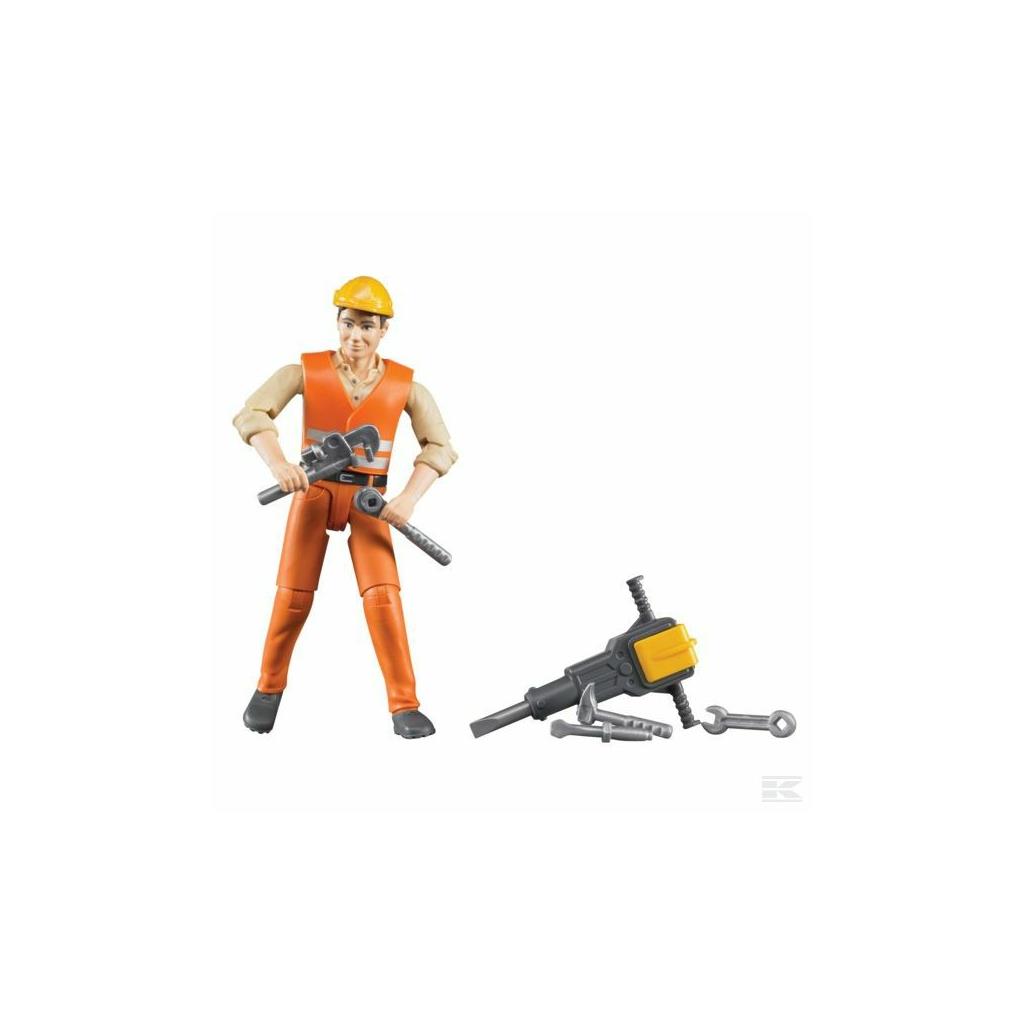 BRUDER CONSTRUCTION WORKERS AND ACCESSORIES