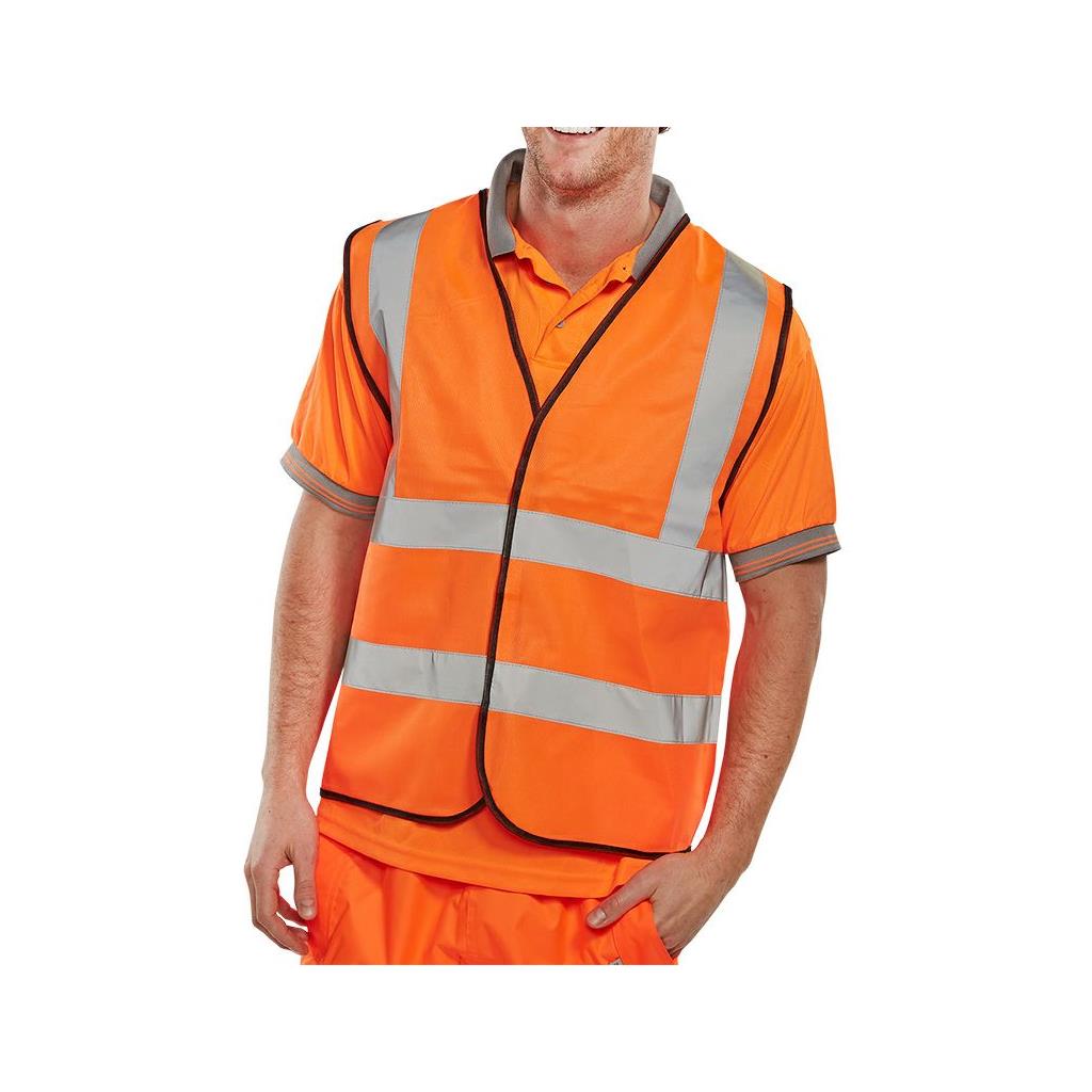 BSEEN EN ISO 20471 VEST ORANGE