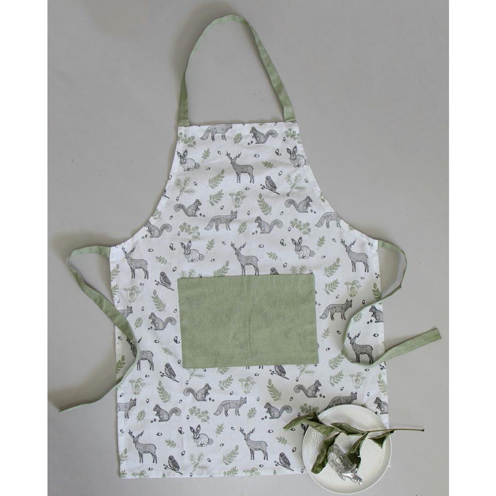 WOODLAND COTTON APRON 60 X 80