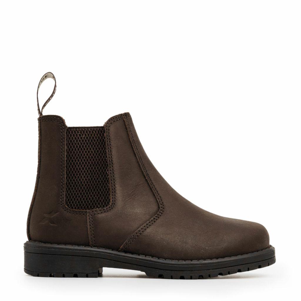 DARK BROWN XPERT HERITAGE WRANGLER DEALER BOOT
