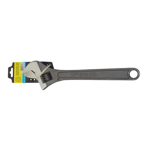 15" Adjustable Wrench Without grip (Black Finish)