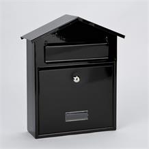 black metal post box